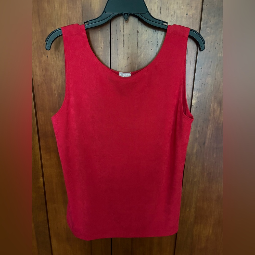 Chico's Bold Scarlet Tank Top